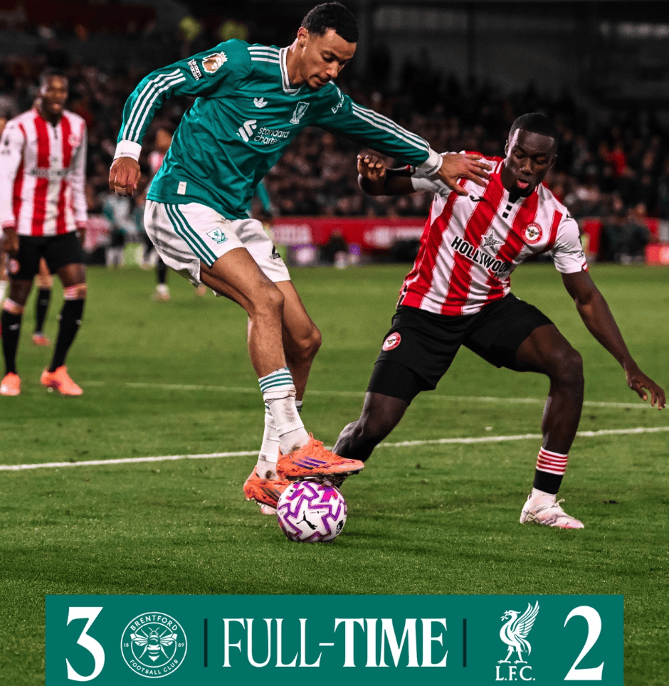 利物浦遭遇连败,英超榜首地位受威胁 利物浦遭遇连败,英超榜首地位受威胁