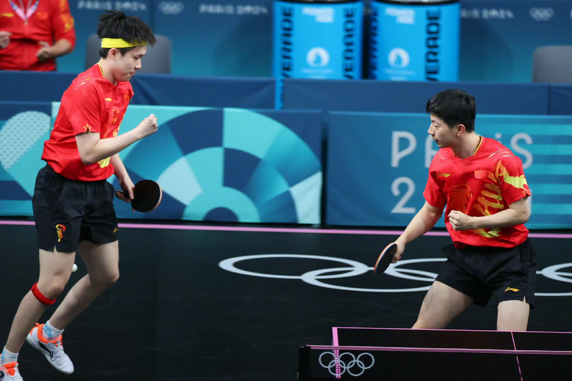 包含德国乒乓球队鏖战法国乒乓球队，马龙制霸全场的词条