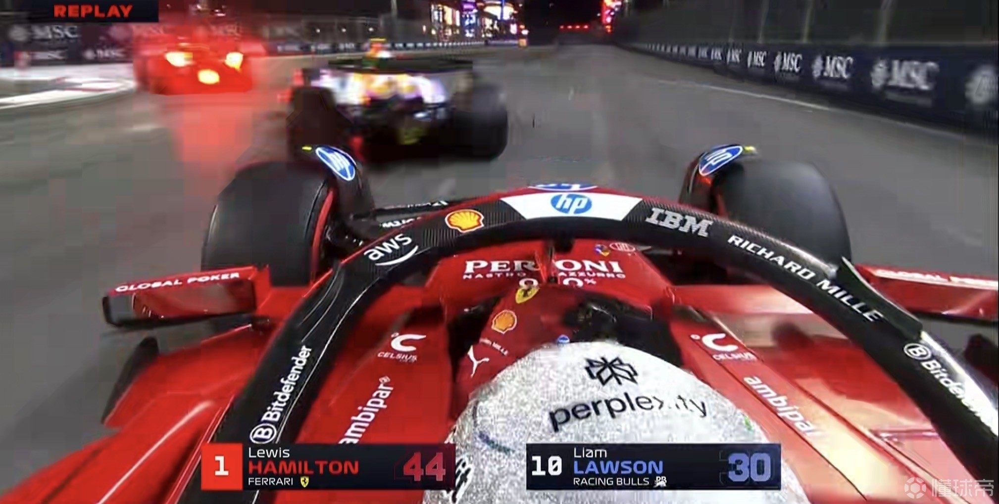 包含迈凯伦碾压雷诺车队，拉塞尔带队取胜的词条